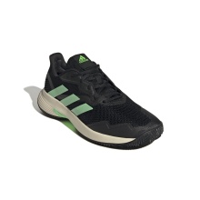 adidas Tennis Shoes CourtJam Control Clay/Sand Court Black/Green Men